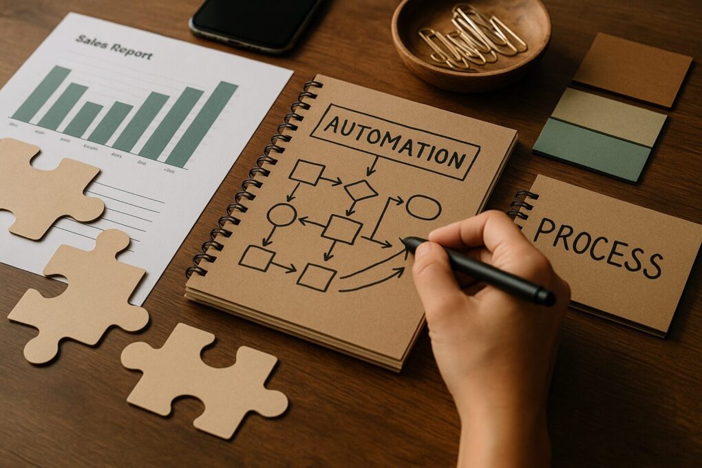 como otimizar processos comerciais com automações no-code