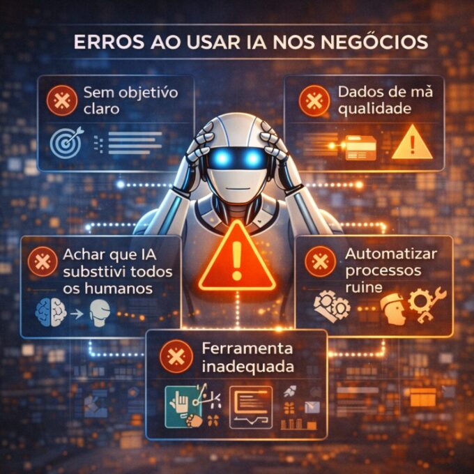 erros ao usar IA nos negócios