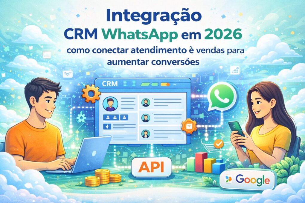 Integração CRM WhatsApp em 2026: como conectar atendimento e vendas para aumentar conversões