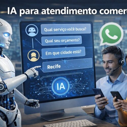 a para atendimento comercial